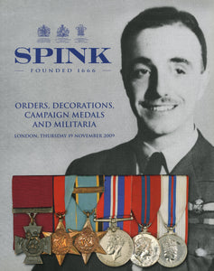 Orders, Decorations, Campaign Medals and Militaria - Thursday 19 November 2009 - Spink London